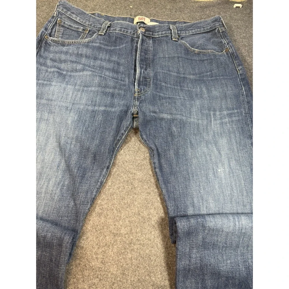 Levi's 501 Men's 40x30 Original Fit Straight Leg Button Fly Denim Blue‎ Jeans